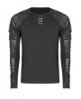 Punk Rave Black Gothic Punk Men's Long Sleeve T-shirt