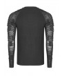 Punk Rave Black Gothic Punk Men's Long Sleeve T-shirt