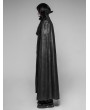 Punk Rave Black Gothic Night Count Vampire Long Cloak Coat for Men