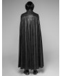 Punk Rave Black Gothic Night Count Vampire Long Cloak Coat for Men