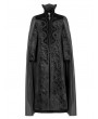 Punk Rave Black Gothic Night Count Vampire Long Cloak Coat for Men