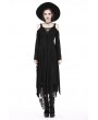 Dark in Love Black Romantic Gothic Irregular Long Dress