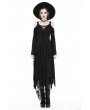 Dark in Love Black Romantic Gothic Irregular Long Dress