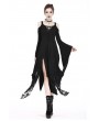 Dark in Love Black Romantic Gothic Irregular Long Dress