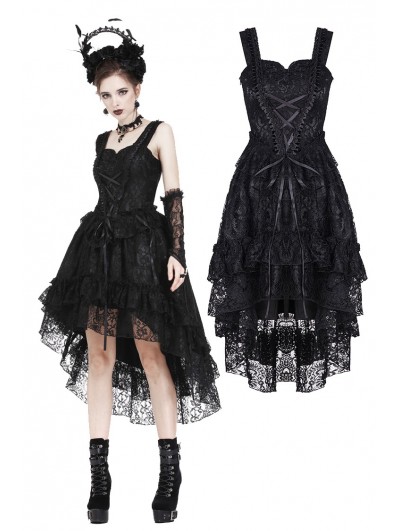 romance in the dark lace dress