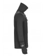 Punk Rave Black Gothic Punk Long Zipper Turtleneck T-Shirt for Men
