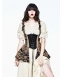 Devil Fashion Vintage Gothic Victorian Vest for Women