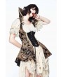 Devil Fashion Vintage Gothic Victorian Vest for Women