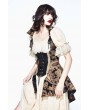 Devil Fashion Vintage Gothic Victorian Vest for Women