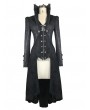 Devil Fashion Black Gothic Dark Queen Jacket for Women