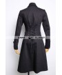 Pentagramme Black High-Low Gothic Swallow-Tailed Coat for Women