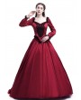 Rose Blooming Red Belle Ball Princess Victorian Masquerade Dress