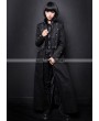 Pentagramme Black Long Gothic Coat for Women