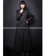 Pentagramme Black Long Gothic Coat for Women