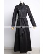 Pentagramme Black Long Gothic Coat for Women