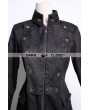 Pentagramme Black Long Gothic Coat for Women