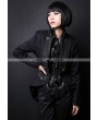 Pentagramme Black High-Low Gothic Jacket for Women