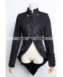 Pentagramme Black High-Low Gothic Jacket for Women