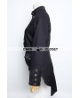 Pentagramme Black High-Low Gothic Jacket for Women