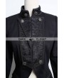 Pentagramme Black High-Low Gothic Jacket for Women