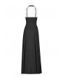 Punk Rave Black Gothic Halter Daily Wear Long Dress