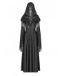 Punk Rave Black Gothic Lace Hooded Witch Dress