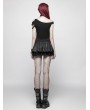 Punk Rave Black Steampunk Mini Skirt 