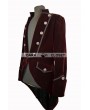 Pentagramme Red Double Breasted Tuxedo Style Gothic Jacket for Men