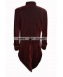 Pentagramme Red Double Breasted Tuxedo Style Gothic Jacket for Men