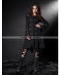 Pentagramme Black Double Breasted Gothic Coat for Women