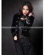 Pentagramme Black Double Breasted Gothic Short Jacket for Women