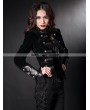 Pentagramme Black Double Breasted Gothic Short Jacket for Women