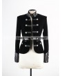 Pentagramme Black Double Breasted Gothic Short Jacket for Women