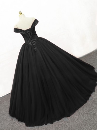 black princess ball gown