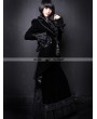 Pentagramme Black Velvet Gothic Swallow-Tailed Coat for Women