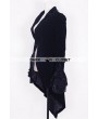 Pentagramme Black Velvet Gothic Swallow-Tailed Coat for Women