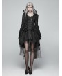 Punk Rave Black Retro Masquerade Gothic Coat for Women