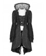 Punk Rave Black Retro Masquerade Gothic Coat for Women