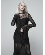 Punk Rave Black Gothic Daily Wear Lace Maxi Dress