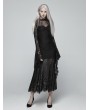 Punk Rave Black Gothic Daily Wear Lace Maxi Dress