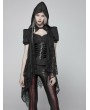 Punk Rave Black Gothic Daily Lace Vest for Women