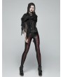 Punk Rave Black Gothic Daily Lace Vest for Women