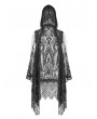 Punk Rave Black Gothic Daily Lace Vest for Women