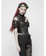 Punk Rave Black Gothic Punk Corset Tank Top for Women