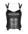 Punk Rave Black Gothic Punk Corset Tank Top for Women