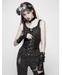 Punk Rave Black Gothic Punk PU Girdle for Women