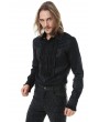 Pentagramme Black Long Sleeves Gothic Blouse for Men