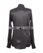 Pentagramme Black Long Sleeves Gothic Blouse for Men