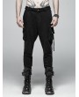 Punk Rave Black Gothic Punk Dark Knit Trousers for Women