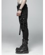 Punk Rave Black Gothic Punk Dark Knit Trousers for Women